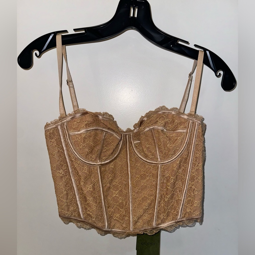Gucci GG logo corset M